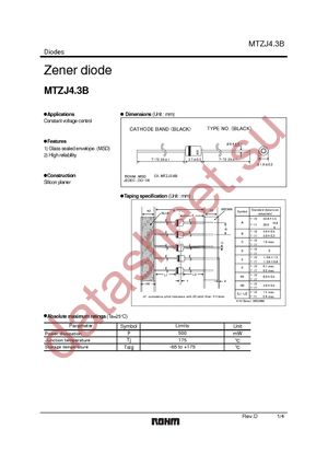 MTZJT-774.3C datasheet  